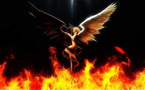 Angel and Demon Love Wallpapers - Top Free Angel and Demon Love Backgrounds - WallpaperAccess