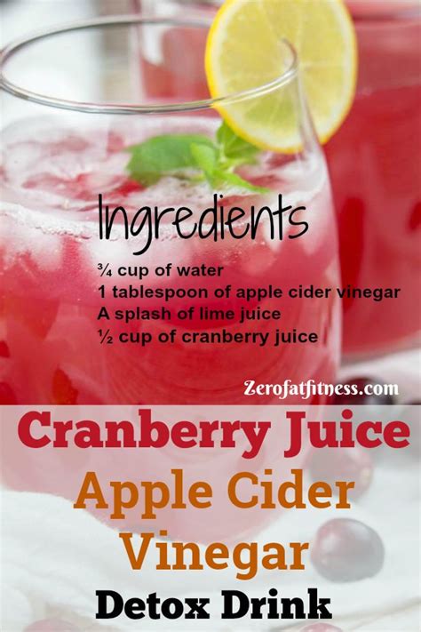 Recipe For Apple Cider Vinegar Detox - Resipes my Familly