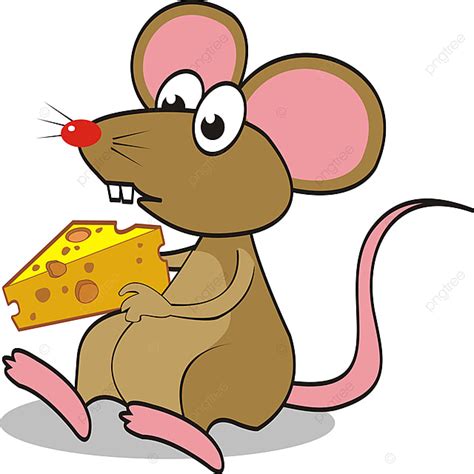 Mouse Eating Cheese Clipart Transparent Background, Cute Mouse Eating ...