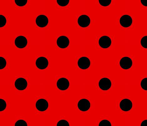 Ladybug spots wallpaper - designingdreamer - Spoonflower