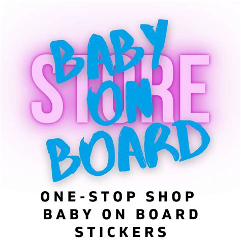 Baby In Car Sticker Decal | Baby on Board Store