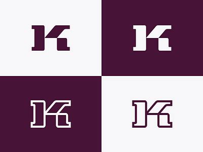 K Monogram Logo Design by Dalius Stuoka | logo designer on Dribbble