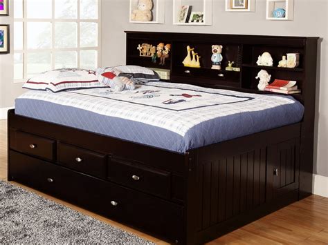 Full Trundle Bed With Storage | Home Design Ideas