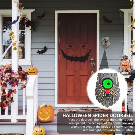 Halloween Spider One Eyed Doorbell Halloween Scary Doorbell Halloween ...