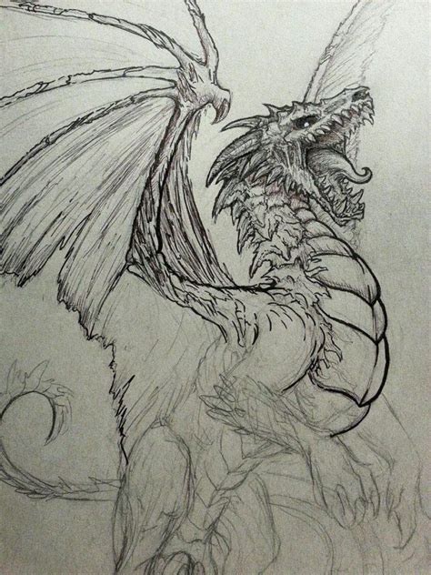 How to Draw a Dragon? 40+ Easy Dragon Sketches - HARUNMUDAK