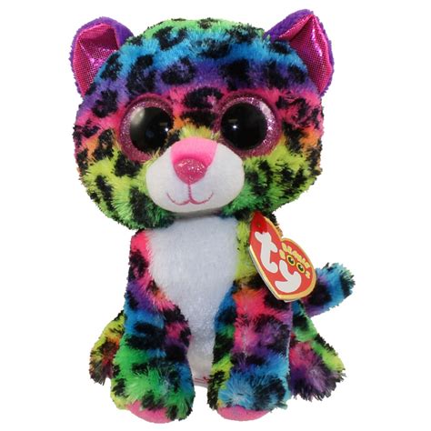 TY Beanie Boos - DOTTY the Rainbow Leopard (Glitter Eyes) (Regular Size - 6 inch): BBToyStore ...