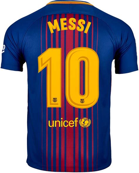 Nike Kids Lionel Messi Barcelona Home Jersey 2017-18