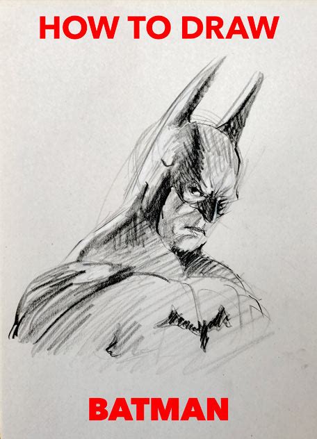 Introducir 62+ imagen batman drawing step by step - Abzlocal.mx