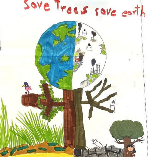 Save Trees Poster - RobinAge