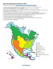 BiomeMapKey-1.pdf - Color the North American Biomes KEY Student worksheet available at: https ...