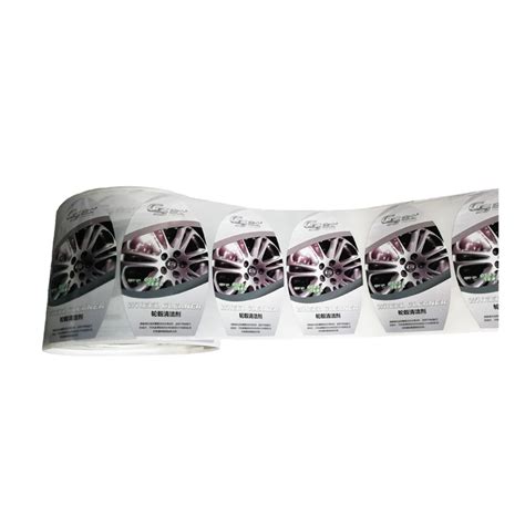 Printing Glossy Fasson Self Adhesive Plastic Pp Sticker Labels Rolls ...