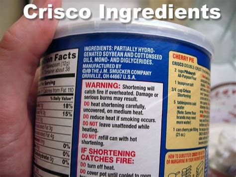 Crisco Shortening Nutrition Info - Nutrition Ftempo