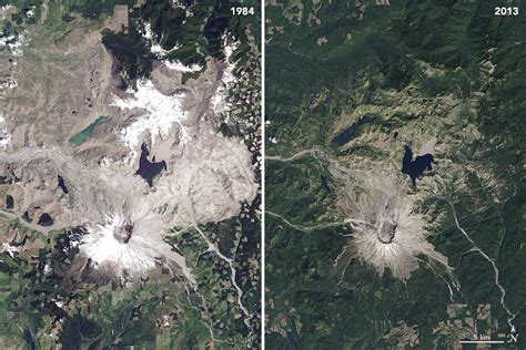 Mount St Helens Eruption Map