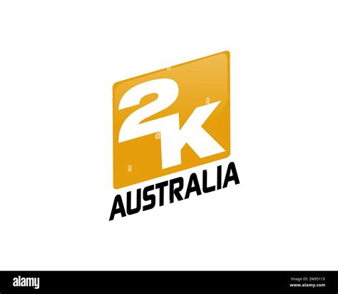 2K Australia, rotated logo, white background Stock Photo - Alamy