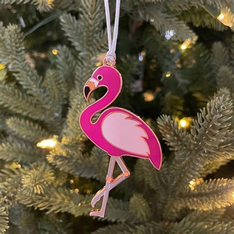 Pink Flamingo Christmas Tree Decoration Flamingo Ornament - Etsy