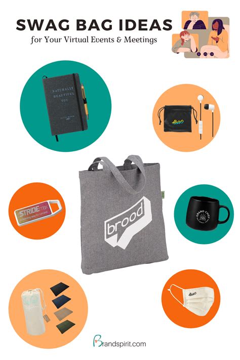 Swag Bag Gift Ideas for Virtual Events & Meetings | Brand Spirit Blog | Swag bag, Company swag ...