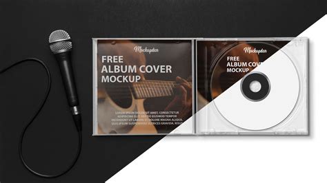 25+ Stunning Album Cover Mockup Free PSD Templates