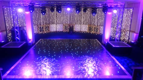 Black LED Dance Floor - Hipswing Black Starlit LED Dance Floor Hire ...