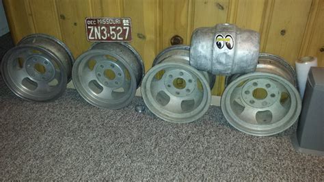 1960s Deep Dish Slotted Mags Mag Wheels 6 Six Lug Chevrolet Truck C10 ...