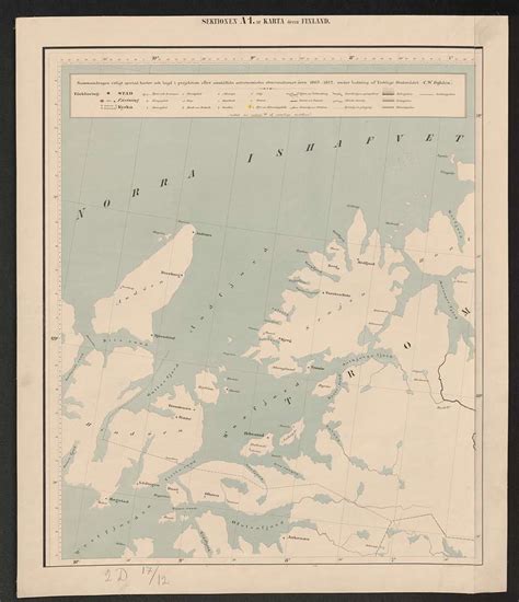 General map of the Grand Duchy of Finland 1863 Sheet A1 - PICRYL Public ...