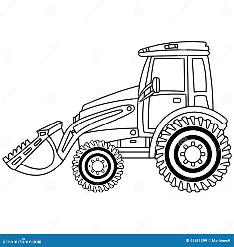 Cat Bulldozer Clipart Black And White