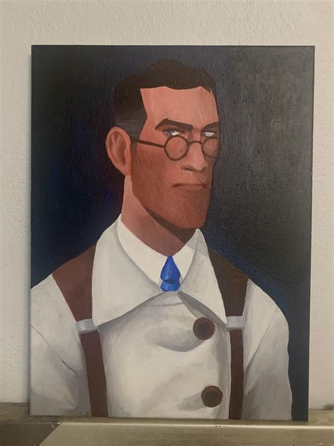 Painted this a few months ago. : r/tf2