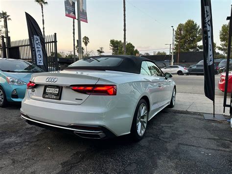 2023 Audi A5 convertible White/Black – Avilon