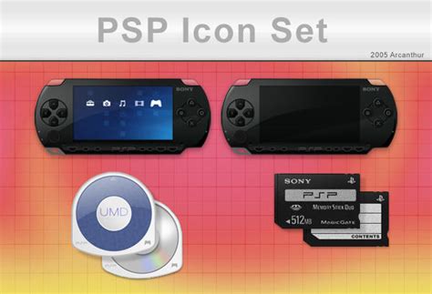 PSP Icon Pack by Arcanthur on DeviantArt