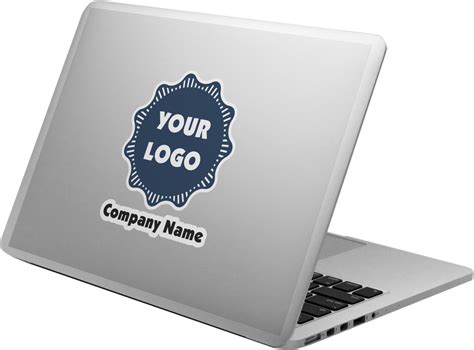 Logo & Company Name Laptop Decal - YouCustomizeIt