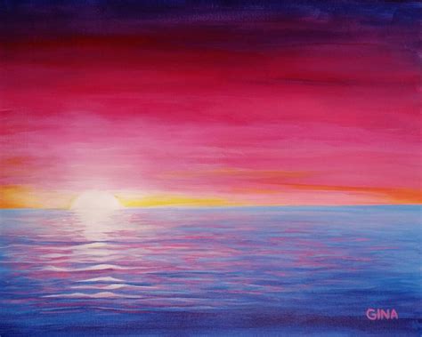 Pink Sunset 🌅 | Abstract artwork, Painting, Pink sunset