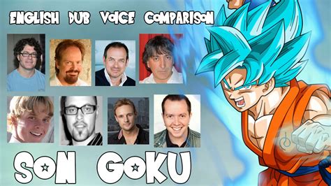 English Dub Voice Actor Comparison - Son Goku - YouTube