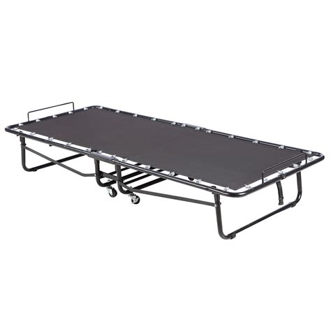 Uenjoy Folding Metal Bed Twin Size Platform Rollaway Guest Bed Memory Frame Mattress - Walmart ...