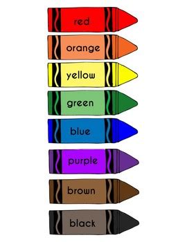 Crayon Color Poster by Emily Miller | Teachers Pay Teachers