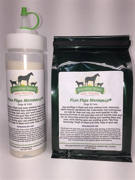 Flea Free Naturally-Easy Natural Flea Control Kit • Alternative Animal-Natural Supplements For ...