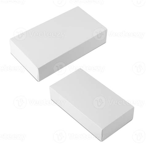 Set of White box mockup isolated on white background with clipping path 14611943 Stock Photo at ...