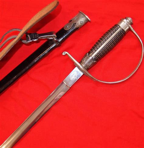 **SOLD** WW2 GERMAN POLICE OFFICER’S SWORD WITH RARE HANGER – JB Military Antiques