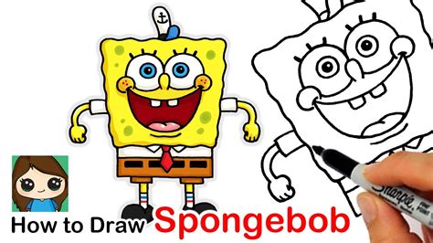 How to Draw SpongeBob SquarePants - YouTube