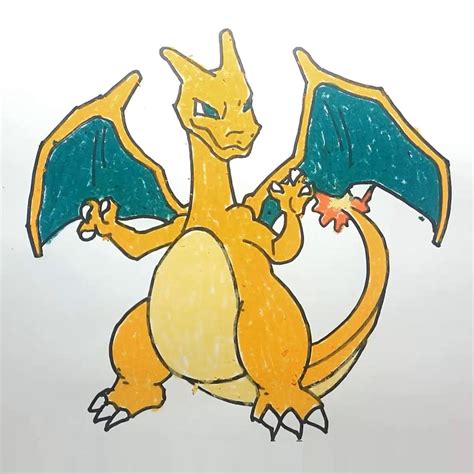 Pokemon Charizard Drawing