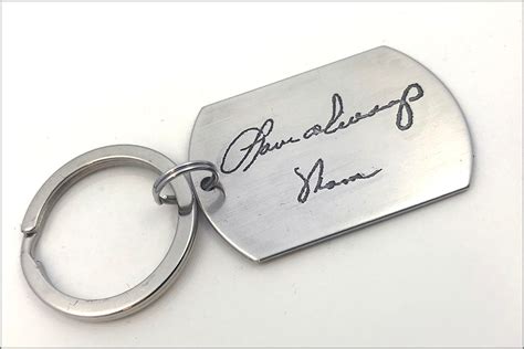 Children's Hand Drawn Etched Keychain | Actual Drawing on Keychain, Ha - aka originals