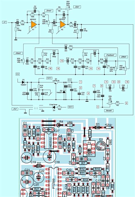 Reverb Pedal Circuit Schematic - Wiring Diagram