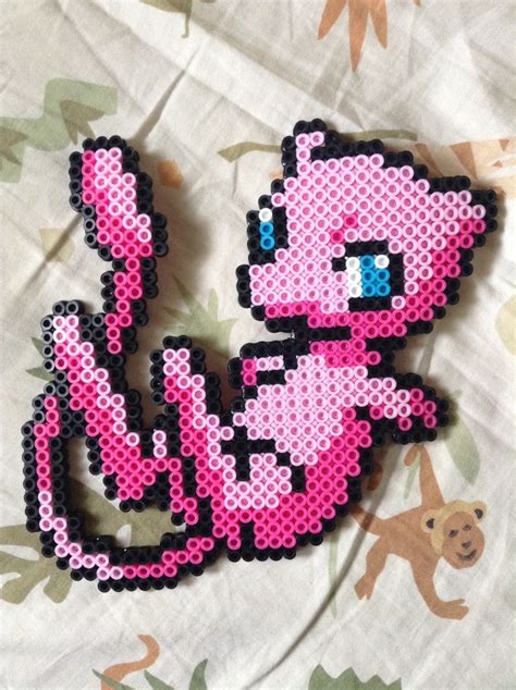 Mew Perler Bead Sprite | Etsy