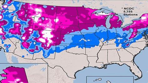 Snow Coverage Map Canada