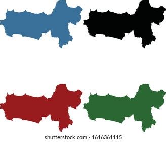 Central Java Province Map Java Indonesia Stock Vector (Royalty Free) 1616361115 | Shutterstock