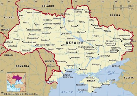 Map Of Ukraine And Crimea - States Of America Map States Of America Map