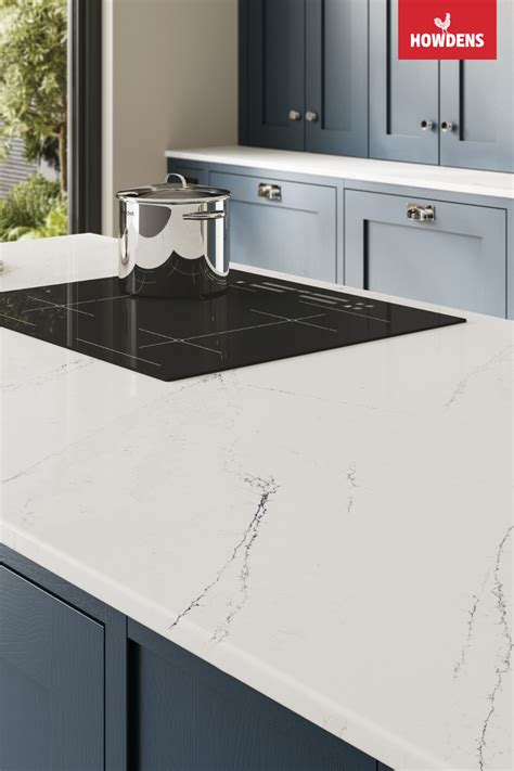 Silestone Kitchen, White Kitchen Countertops, Shaker Kitchen Cabinets, Kitchen Worktops, Quartz ...