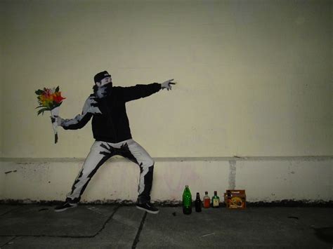 Banksy Flower Thrower | Banksy Art Gallery