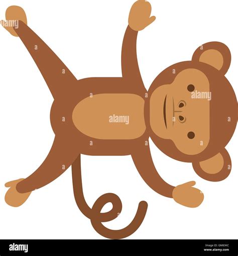 funny monkey isolated icon Stock Vector Image & Art - Alamy