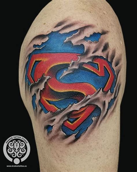 40 Best Superman Tattoo Designs for Men | Awesome Superman Tattoo Ideas ...