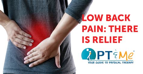 Low Back Pain Relief with Physical Therapy: PTandMe