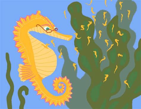 How seahorse dads give birth to thousands of babies in a unique way